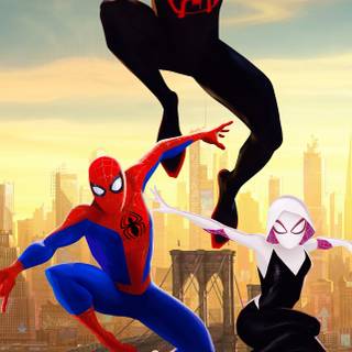 Spider-Verse phone wallpaper