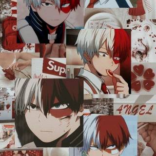 Todoroki collage wallpaper