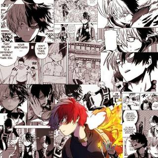 Todoroki collage wallpaper
