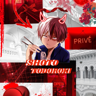 Todoroki collage wallpaper