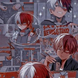 Todoroki collage wallpaper