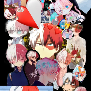 Todoroki collage wallpaper