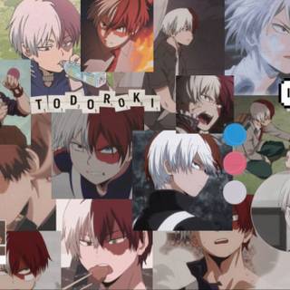 Todoroki collage wallpaper