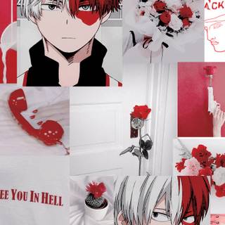 Todoroki collage wallpaper