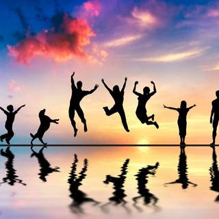 Many people wallpaper