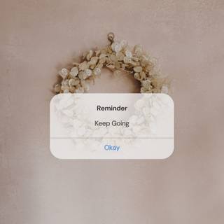 Daily reminder wallpaper