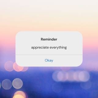 Daily reminder wallpaper