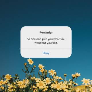 Daily reminder wallpaper