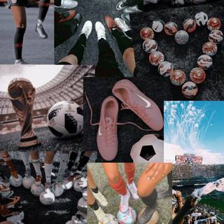 Preppy soccer wallpaper