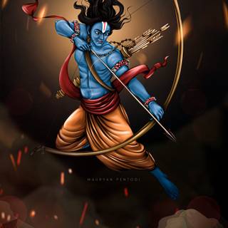 Shree Ram animated wallpaper