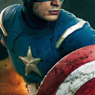 Captain America portrait wallpaper