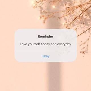 Daily reminder wallpaper