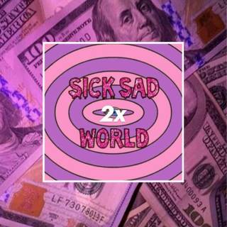 Girl with money wallpaper