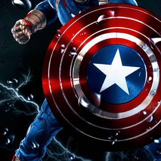 Captain America portrait wallpaper