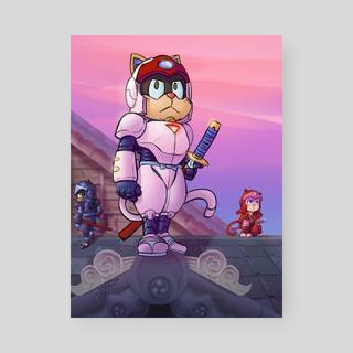 Samurai Pizza Cats wallpaper