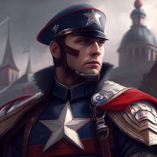 Captain America portrait wallpaper