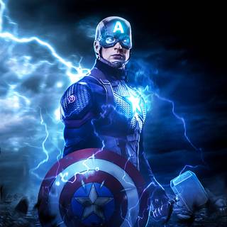 Captain America portrait wallpaper