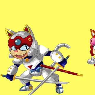 Samurai Pizza Cats wallpaper