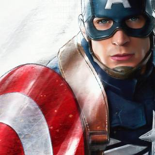 Captain America portrait wallpaper