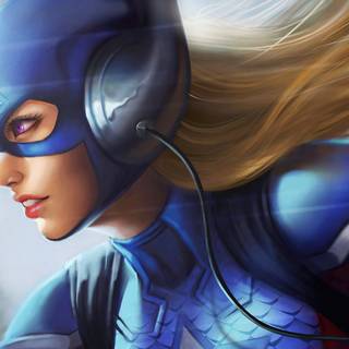 Captain America portrait wallpaper