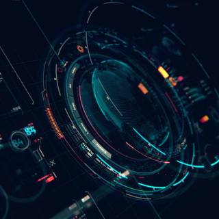 SCIFI HUD wallpaper