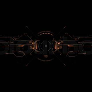SCIFI HUD wallpaper