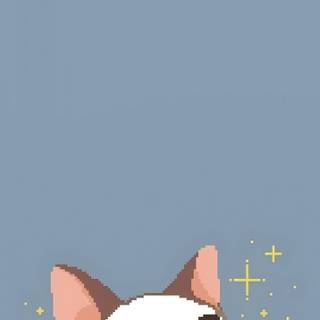 Cat pixel wallpaper