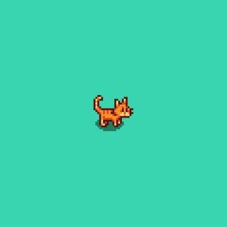 Cat pixel wallpaper