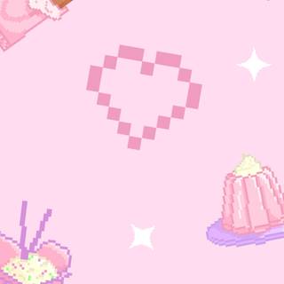 Pink Kawaii phone wallpaper