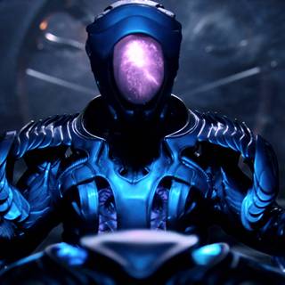 Space robot wallpaper