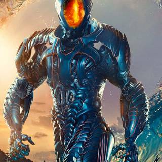 Space robot wallpaper