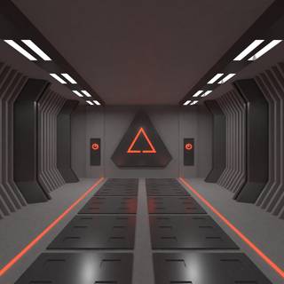 Cyber room wallpaper