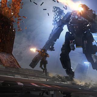 Space robot wallpaper