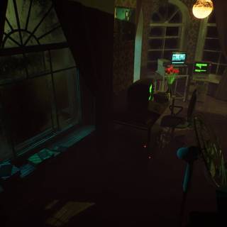 Cyber room wallpaper