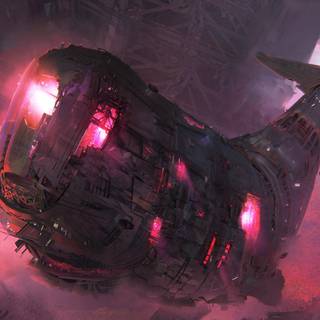 Space robot wallpaper