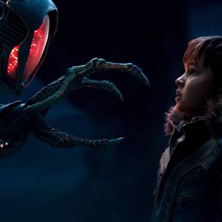 Space robot wallpaper