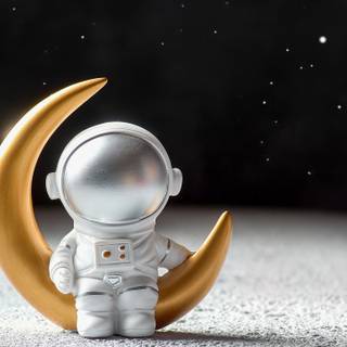 Space robot wallpaper