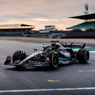 Mercedes F1 W14 mobile wallpaper