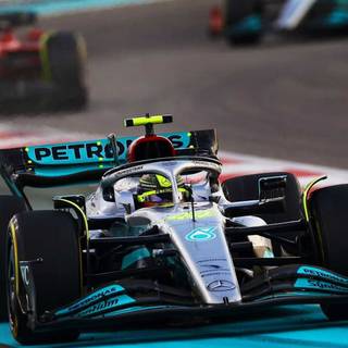 Mercedes F1 W14 mobile wallpaper