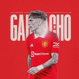 Garnacho computer wallpaper