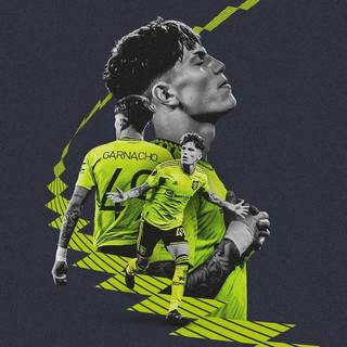 Garnacho computer wallpaper