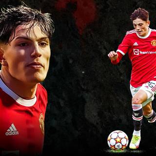 Garnacho computer wallpaper