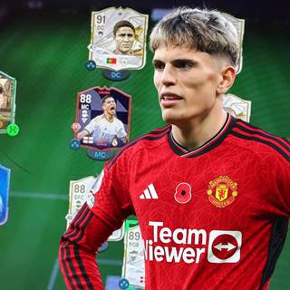 Garnacho computer wallpaper