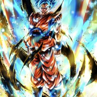 Goku Infinity phone wallpaper