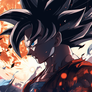 Black Goku glowing wallpaper