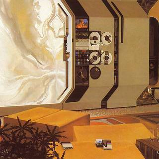 Retro futurism desktop wallpaper