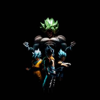 Vegeta minimal dark wallpaper