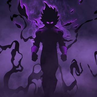 Vegeta minimal dark wallpaper