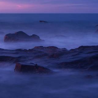 Calming anime water wallpaper