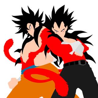 Vegeta minimal dark wallpaper